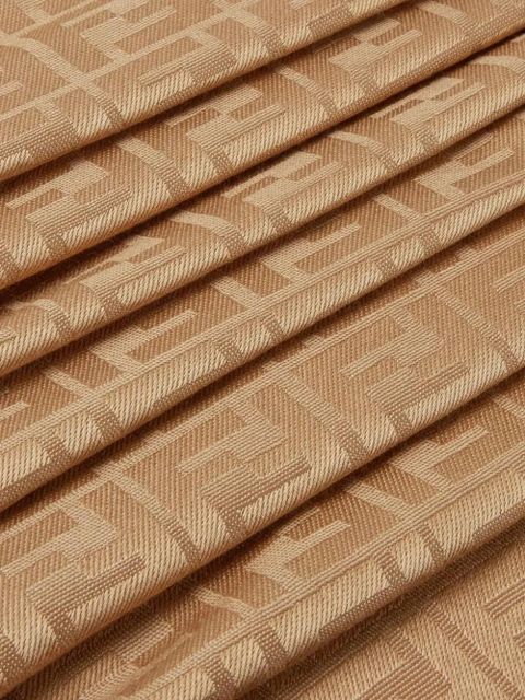 FENDI FF logo shawl - Brown - zdjęcie produktu nr 2