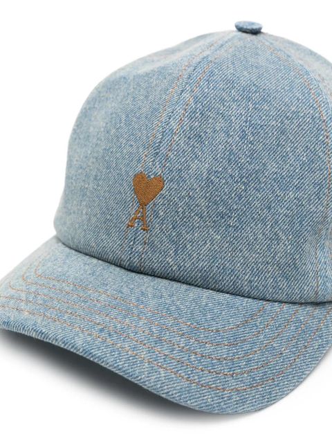 AMI Paris logo baseball hat - Blue