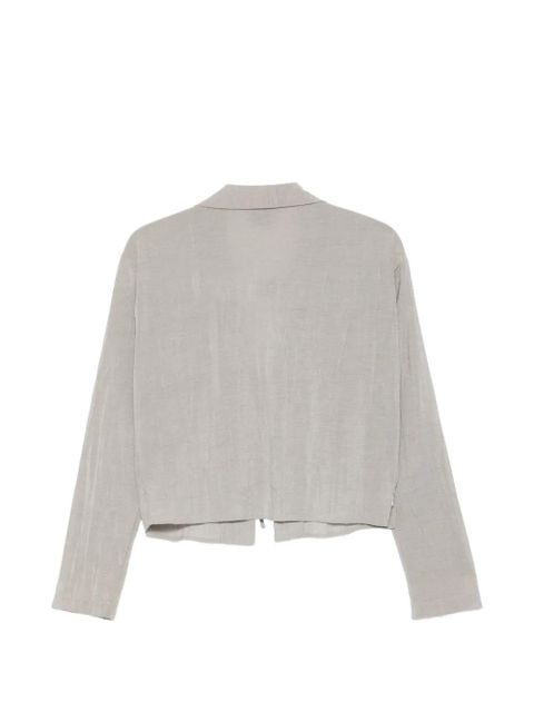 Alysi crinkle-tie blouse - Grey - zdjęcie produktu nr 2
