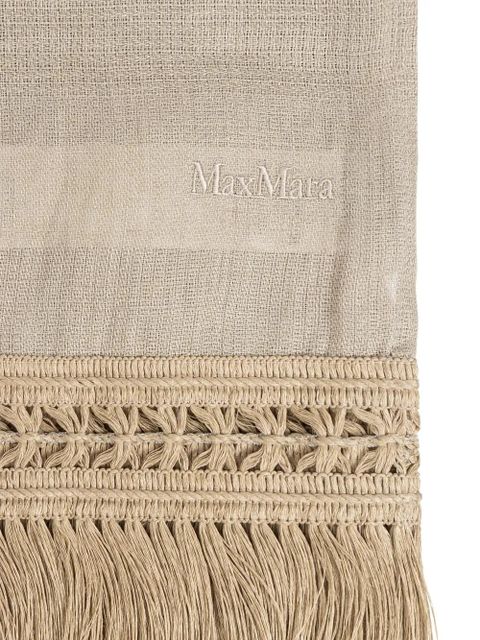 Max Mara Grammo scarf - Neutrals