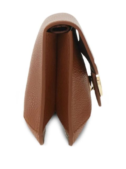 Ferragamo gancio buckle flap mini bag - Brown