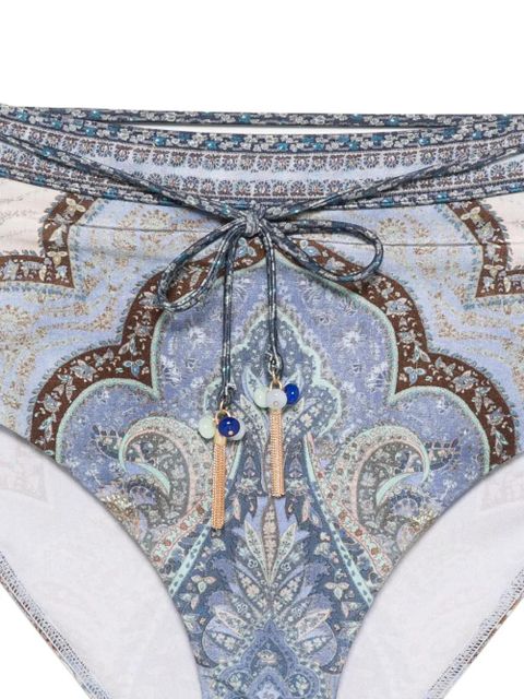 ZIMMERMANN Wanderlust bikini bottoms - Blue