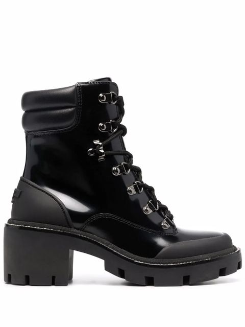 Tory Burch Lug-sole leather ankle boots - Black - zdjęcie produktu nr 1