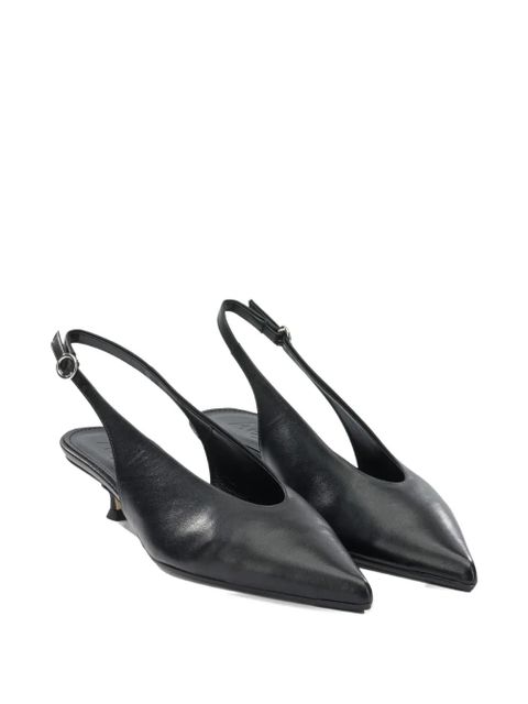 Aeyde Camila pointed slingback heeled pumps - Black - zdjęcie produktu nr 2