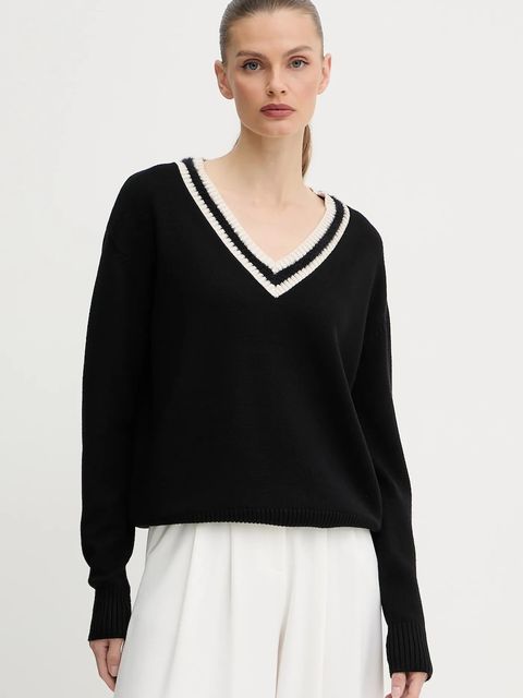 Silvian Heach sweter OLIVIER damski kolor czarny GPA25287MA - zdjęcie produktu nr 1