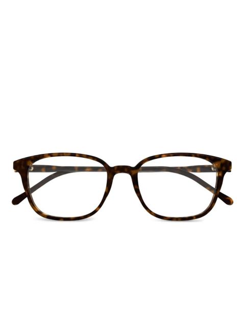 Gucci Eyewear GG1213O tortoiseshell square glasses - Brown - zdjęcie produktu nr 1