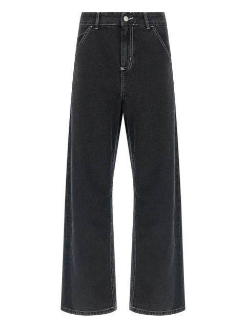 Carhartt WIP high-waisted wide-leg jeans - Black - zdjęcie produktu nr 1