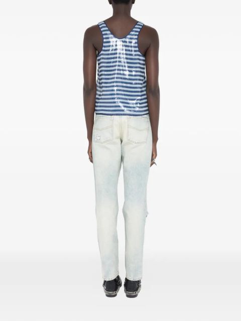 Zadig&Voltaire Tarys sequined tank top - Blue