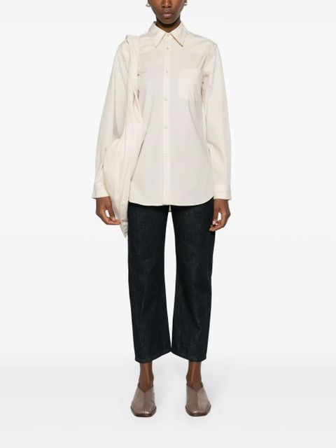 LEMAIRE Twisted high-rise cropped jeans - Blue - zdjęcie produktu nr 2