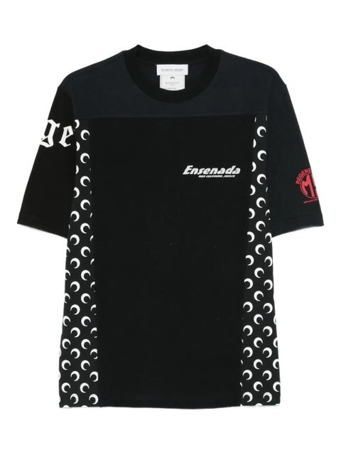 Marine Serre graphic-print T-shirt - Black - zdjęcie produktu nr 1
