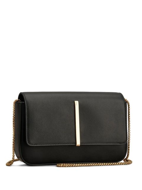 Tod's logo-plaque mini bag - Black