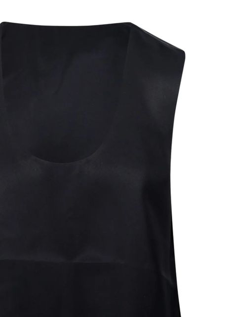 Róhe satin sleeveless top - 001 BLACK