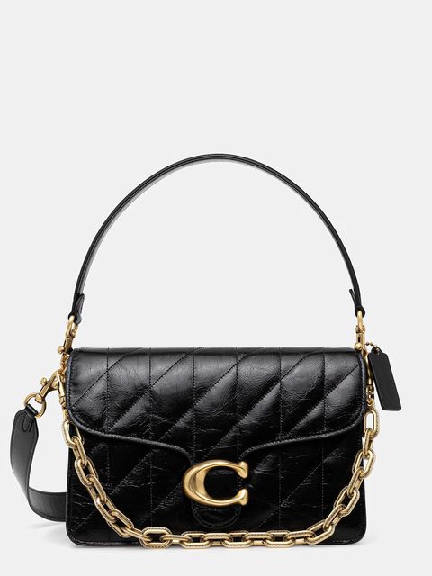 Coach torebka skórzana Chain Tabby Shoulder Bag With Quilting - zdjęcie produktu nr 1