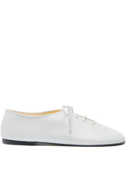 Proenza Schouler Glove lace-up ballet flats - White - zdjęcie produktu nr 1