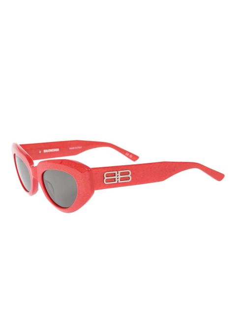 Balenciaga Eyewear oval-frame sunglasses - Red - zdjęcie produktu nr 2