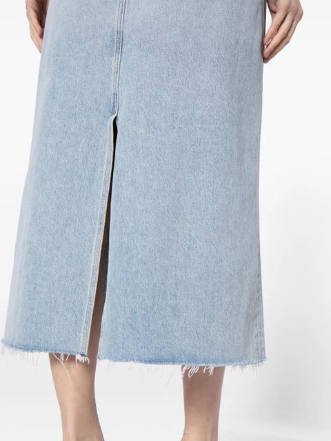 AGOLDE Della high-rise denim skirt - Blue