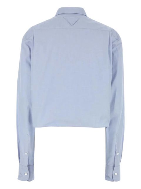 Prada poplin shirt - Blue - zdjęcie produktu nr 2