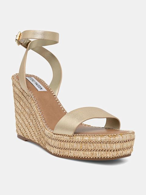 Steve Madden sandały skórzane Cassie kolor złoty SM11003372 - zdjęcie produktu nr 1
