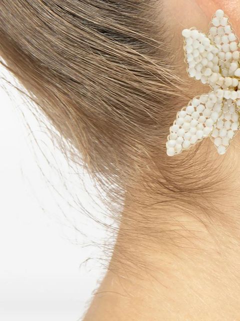 ISABEL MARANT Loli asymmetric earrings - Neutrals