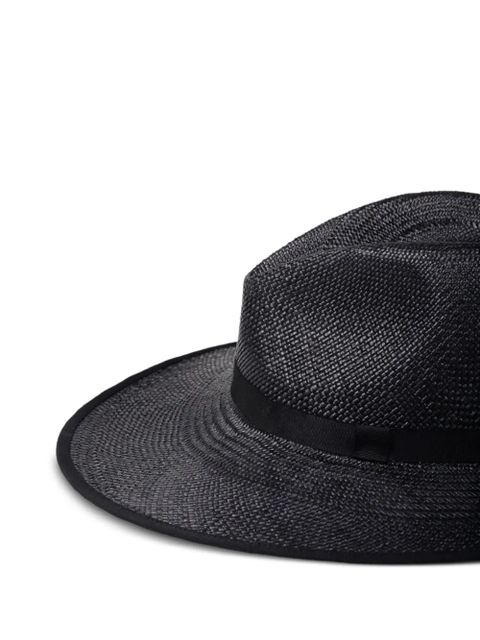 Max Mara ribbon detail hat - Black