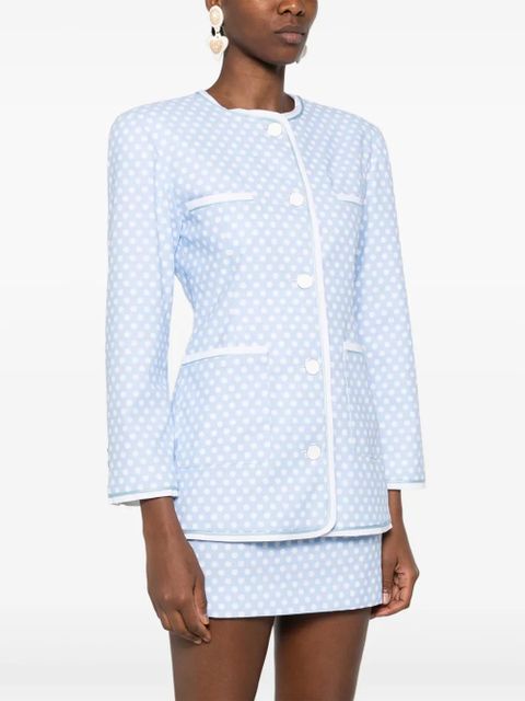 Rowen Rose polka-dot jacket - Blue