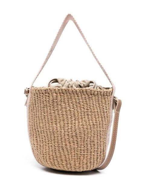 Chloé small Woody bucket bag - Brown - zdjęcie produktu nr 1