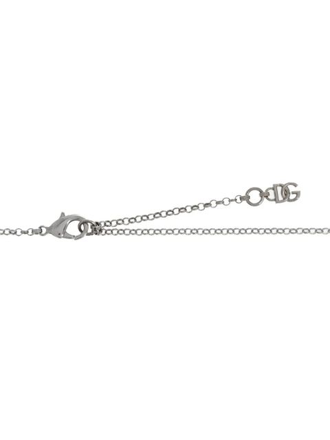 Dolce & Gabbana cross-pendant necklace - Silver