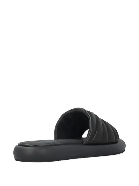 PINKO Fiona leather slip-on sandals - Black - zdjęcie produktu nr 2