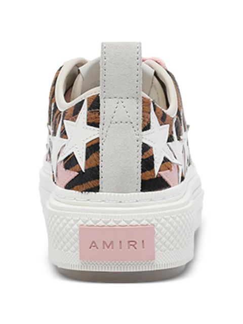 AMIRI Court Low zebra-print sneakers - Brown