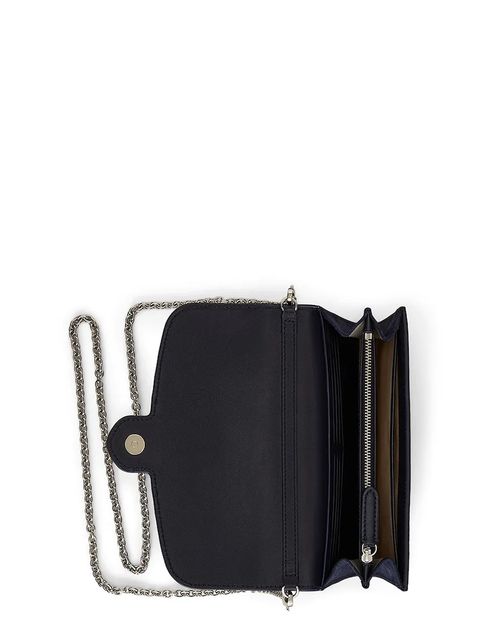 Lauren Ralph Lauren kopertówka zamszowa kolor granatowy 432980761 - zdjęcie produktu nr 2