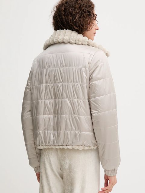 Save The Duck kurtka dwustronna ELINA kolor beżowy zimowa D31352W.VERY21