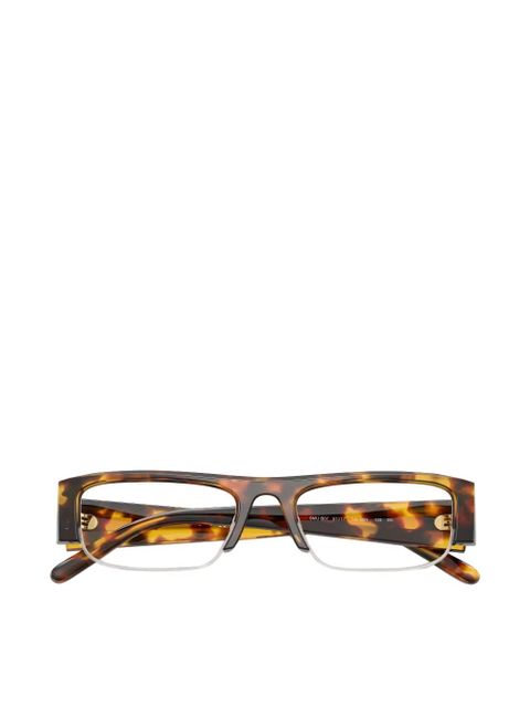 Miu Miu Eyewear rectangle-frame glasses - Brown