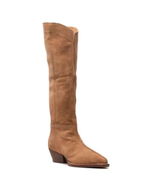 Free People Sway leather boots - Neutrals - zdjęcie produktu nr 2