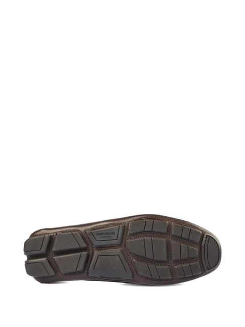 Ferragamo Horseshoe-detail loafers - Brown