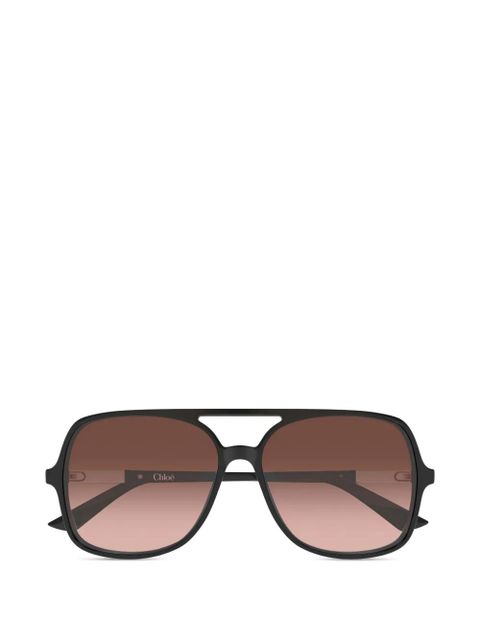 Chloé Eyewear Judy pilot sunglasses - Black - zdjęcie produktu nr 1