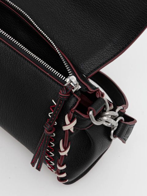 Desigual torebka MANHATTAN PESPUNTES Z kolor czarny 25WAXPBE