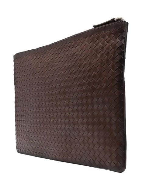 DRAGON DIFFUSION A4 clutch bag - Brown