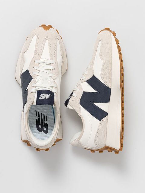 New Balance Buty 327 kolor granatowy na platformie WS327KB-075