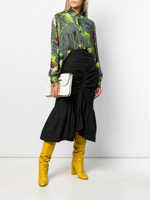 Blumarine floral print shirt - Grey - zdjęcie produktu nr 2