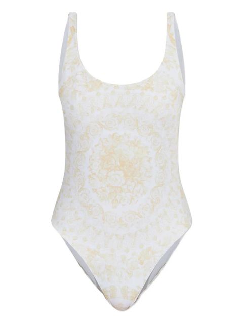 Versace floral-print swimsuit - White - zdjęcie produktu nr 1