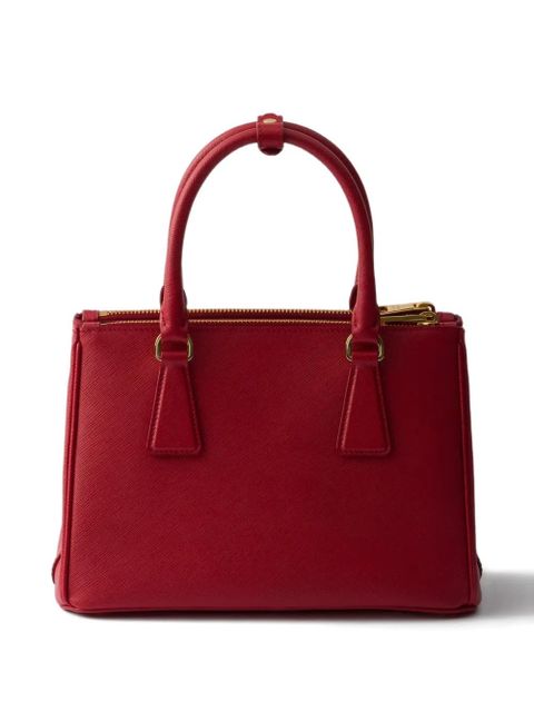 Prada small Galleria Saffiano-leather tote bag - Red - zdjęcie produktu nr 1