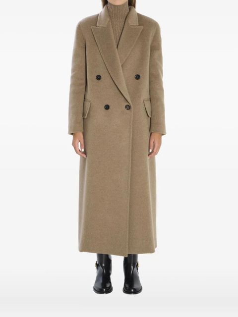 Max Mara Armonia peaked-lapel cashmere coat - Neutrals - zdjęcie produktu nr 1