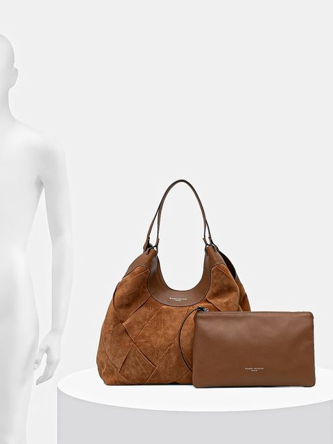 Gianni Chiarini torebka zamszowa DUA