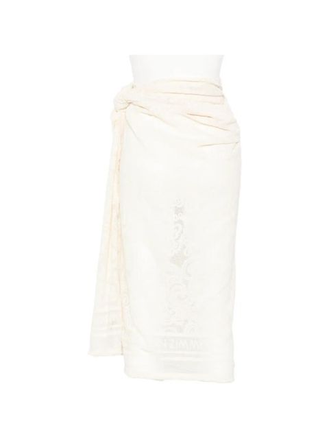 ZIMMERMANN woven frayed-edge pareo - Neutrals - zdjęcie produktu nr 2