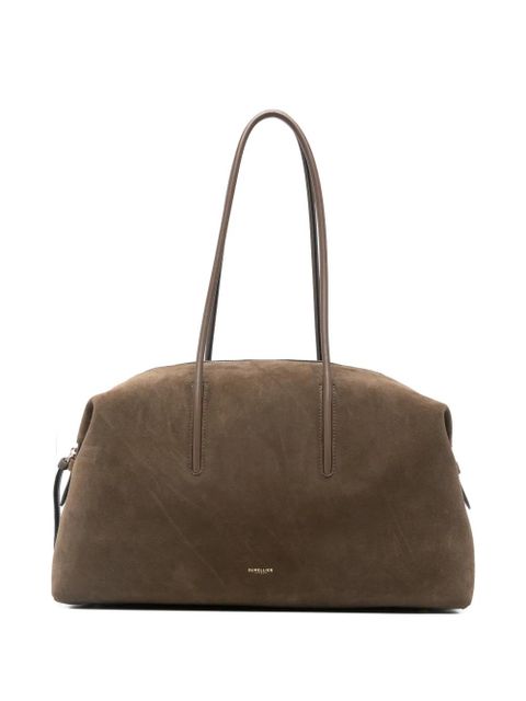 DeMellier The Stockholm suede shoulder bag - Brown - zdjęcie produktu nr 1