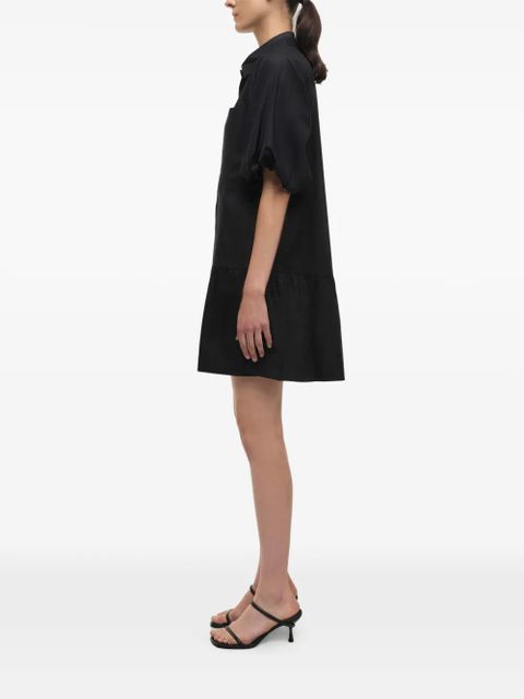 Simkhai Crissy button-fastening mini dress - Black