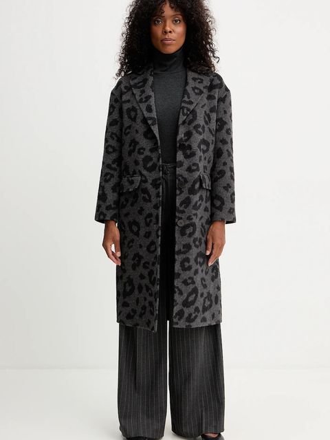 Silvian Heach płaszcz z wełną JUAN kolor szary GPA25015CP - zdjęcie produktu nr 1