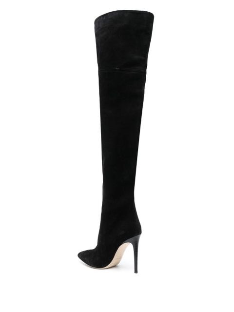 Paris Texas over-the-knee suede boots - Black - zdjęcie produktu nr 2