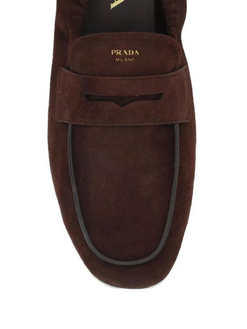 Prada suede loafers - Brown