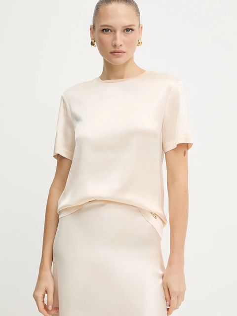 Silvian Heach t-shirt OREILLE damski kolor beżowy GPA25530BL - zdjęcie produktu nr 1